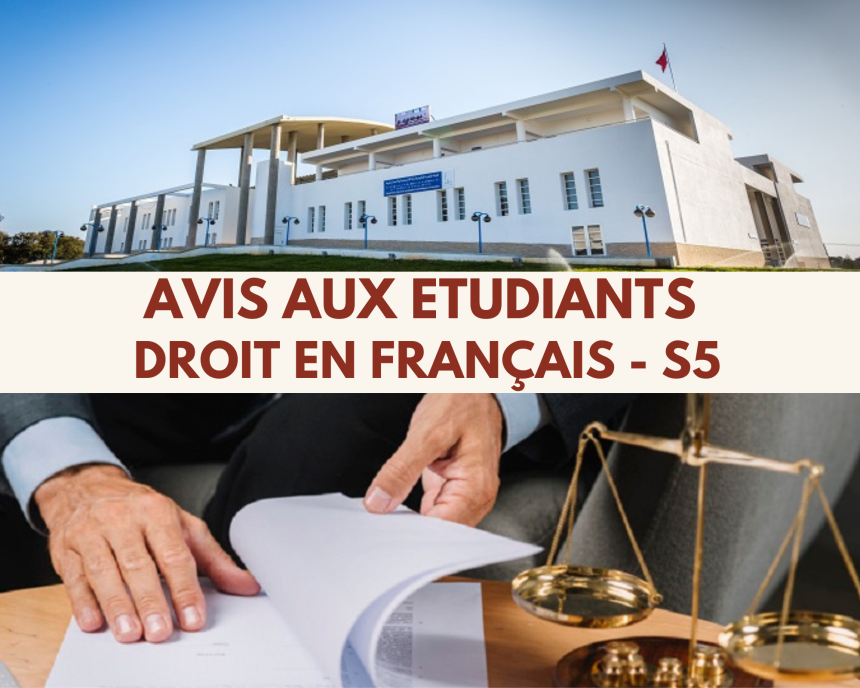 Liste des étudiants inscrits au Module PFE par encadrant (Droit public et privé)