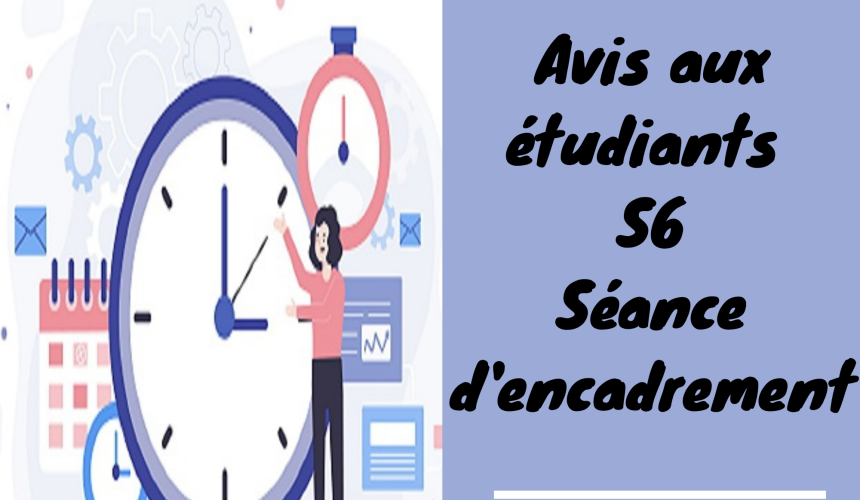 Avis aux étudiants – Semestre 6 – Droit en langue française Avis aux étudiants – Semestre 6 – Droit en langue française
