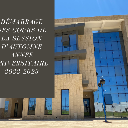 Avis aux étudiants du cycle de la licence des études fondamentales (Droit en langue Française / Droit en langue Arabe) – Démarrage des cours de la session d’automne 2022-2023