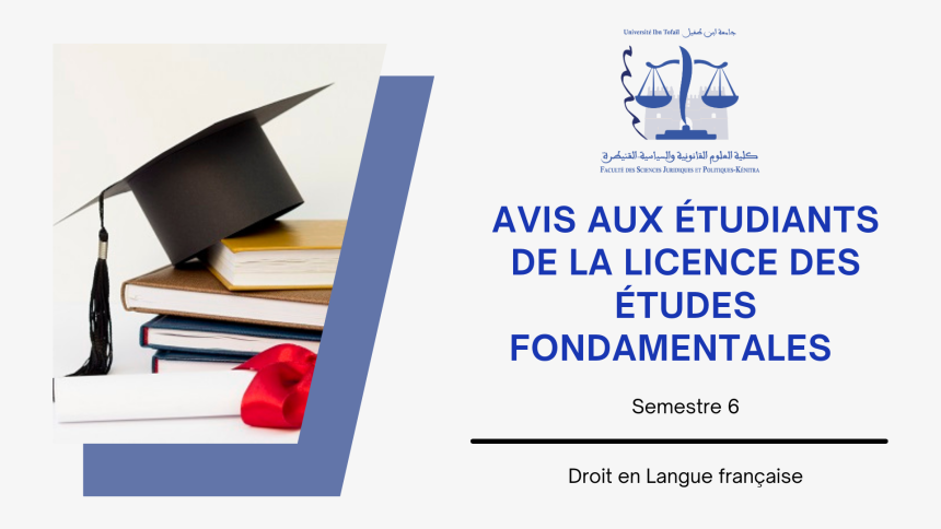 Avis aux étudiants S6 – Parcours Droit privé –PFE – sous l’encadrement de Monsieur le professeur HIMMICH