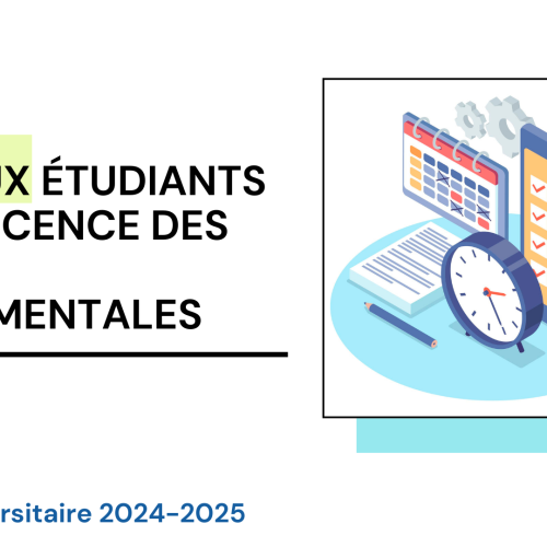 Avis aux étudiants – Cycle de la licence des études fondamentales – Arrêt des cours 2024-2025