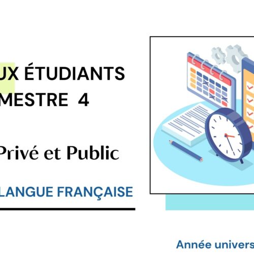 Avis aux étudiants du Semestre 4 – Droit Privé et Public – Module Organisation Judiciaire