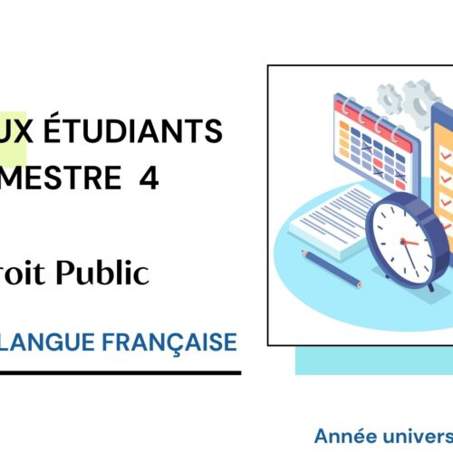 Avis aux étudiants du Semestre 4 – Droit Public – Module Histoire des idées politiques